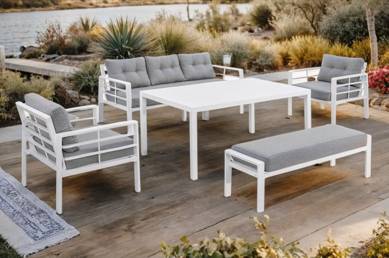 Egret Aluminium ensemble canapé 5 pièces