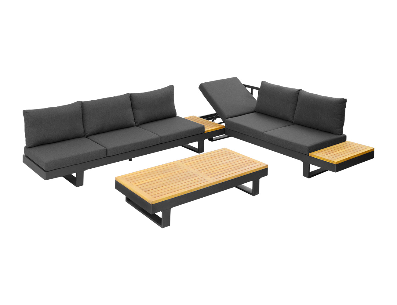 Osprey 3.0 Ensemble de canapés de patio extérieur – Confort élégant pour votre espace extérieur