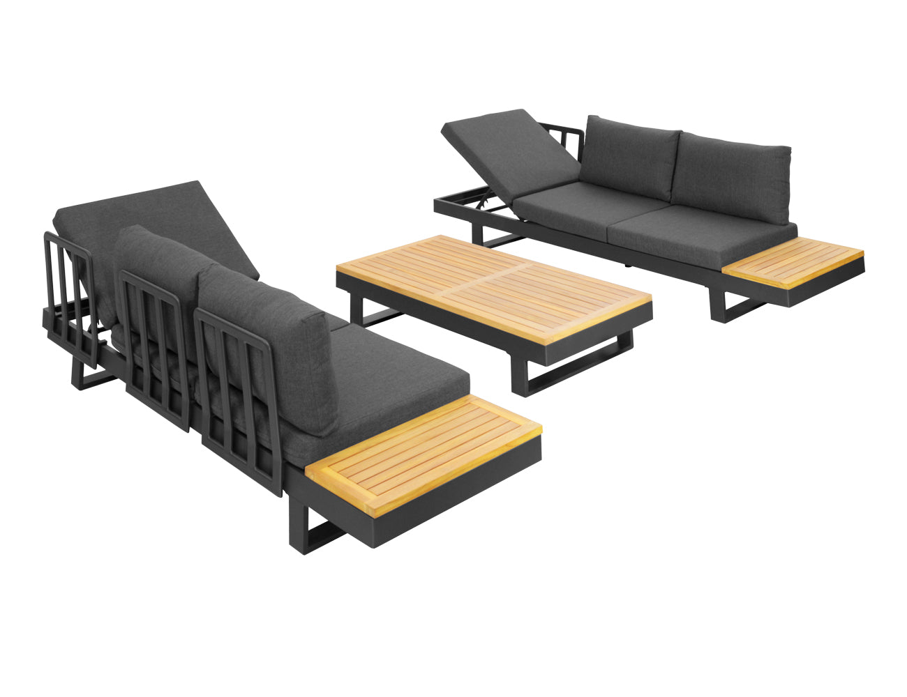 Osprey 3.0 Ensemble de canapés de patio extérieur – Confort élégant pour votre espace extérieur