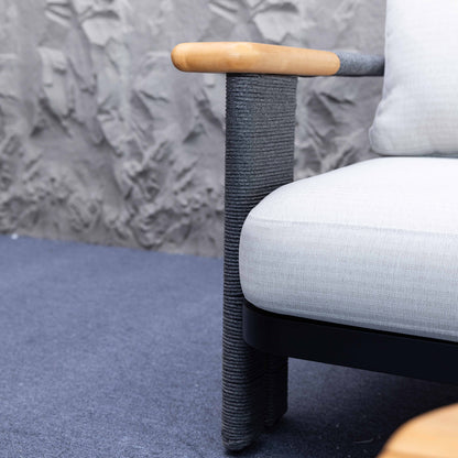 Camilla Ensemble de salon d'extérieur 4 pièces – Meubles de patio élégants pour se détendre à l'extérieur