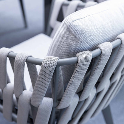 Ensemble de table à manger extérieur Bianca - 7 pièces