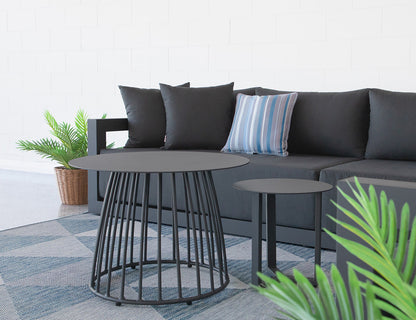 Ibis 2.0 Ensemble de canapé d'angle extérieur – Collection de salon de patio en 4 pièces