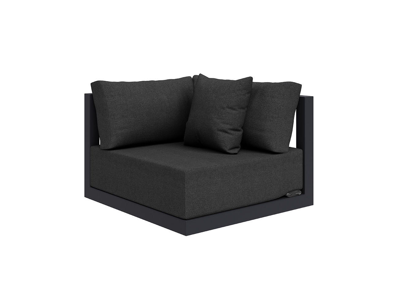 Ibis 2.0 Ensemble de canapé d'angle extérieur – Collection de salon de patio en 4 pièces