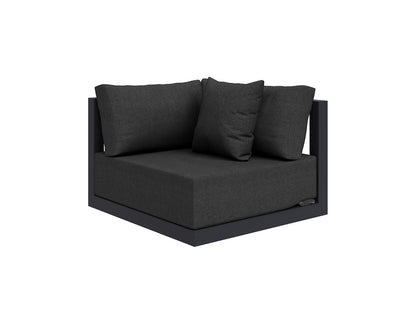Ibis 2.0 Ensemble de canapé d'angle extérieur – Collection de salon de patio en 4 pièces