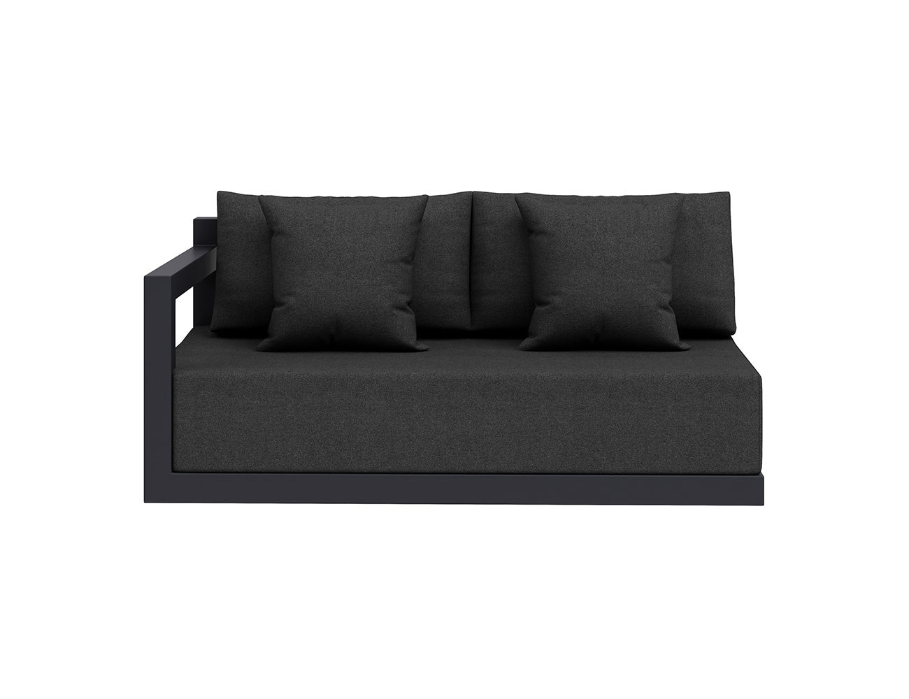 Ibis 2.0 Ensemble de canapé d'angle extérieur – Collection de salon de patio en 4 pièces