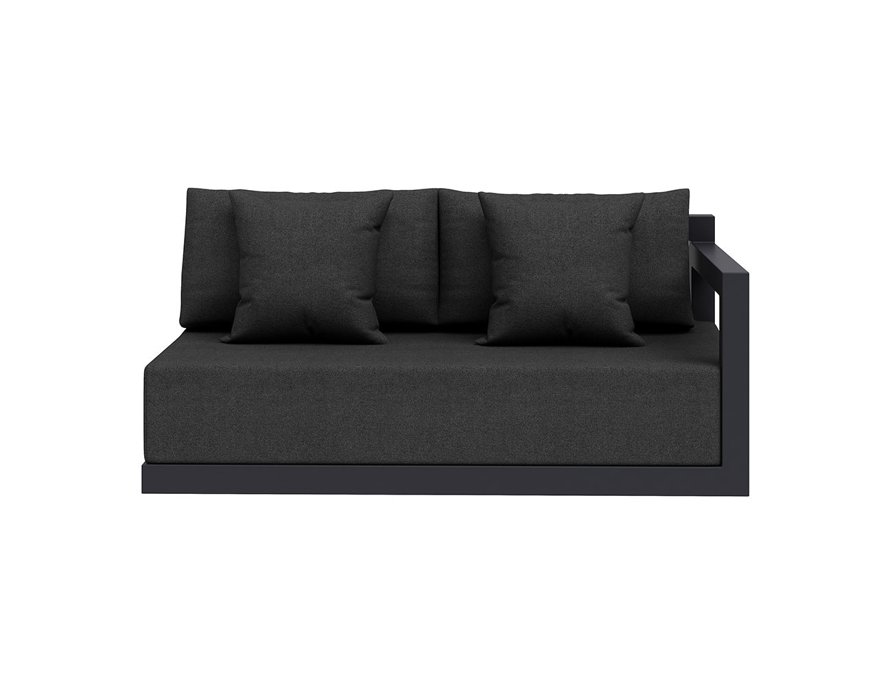 Ibis 2.0 Ensemble de canapé d'angle extérieur – Collection de salon de patio en 4 pièces