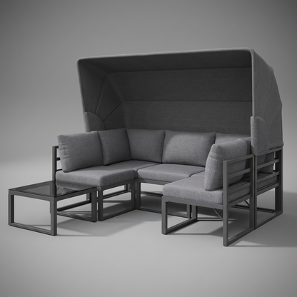 Ensemble de canapés d'extérieur - Confort et style contemporains pour le patio