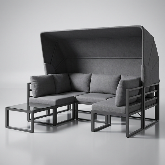 Ensemble de canapés d'extérieur - Confort et style contemporains pour le patio