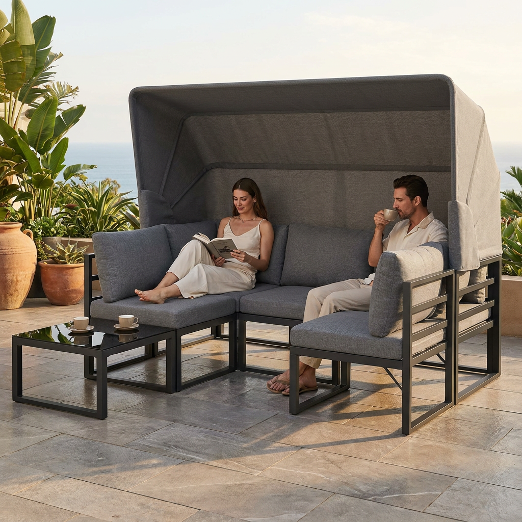 Ensemble de canapés d'extérieur - Confort et style contemporains pour le patio