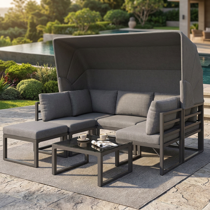 Ensemble de canapés d'extérieur - Confort et style contemporains pour le patio