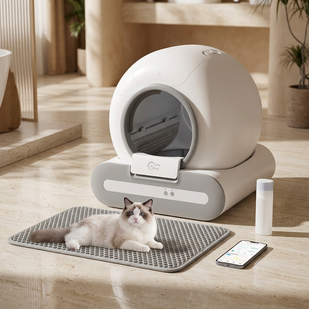 Litière Automatique Intelligente La Maison Du Chat – Luxe & Propreté Sans Effort