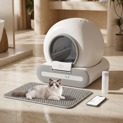 Litière Automatique Intelligente La Maison Du Chat – Luxe & Propreté Sans Effort