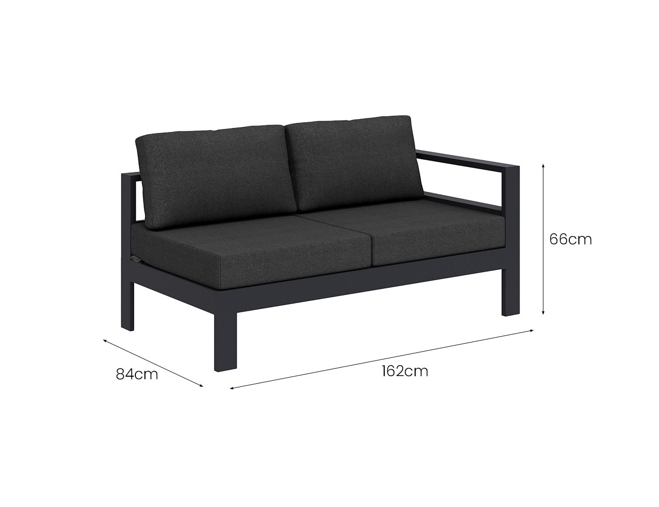 Sandpiper 2.0 Ensemble de canapé d'angle extérieur – sectionnel premium 5 places