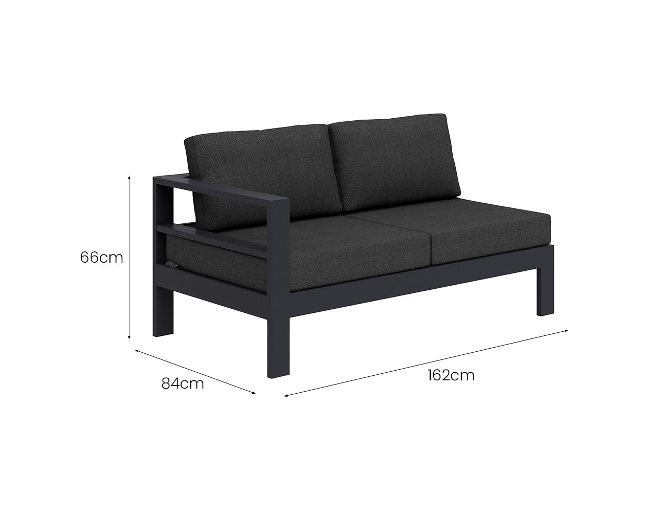 Sandpiper 2.0 Ensemble de canapé d'angle extérieur – sectionnel premium 5 places