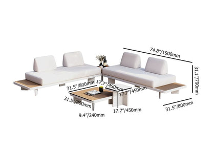 Ensemble lounge extérieur Laura 5 pièces – Sièges de patio élégants pour une détente ultime