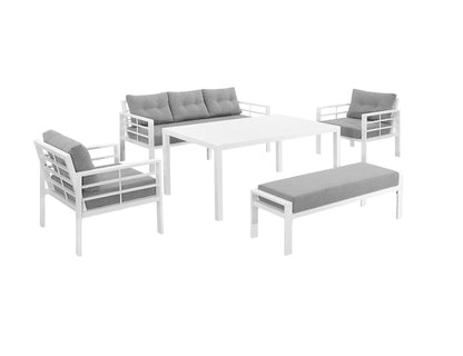 Egret Aluminium ensemble canapé 5 pièces